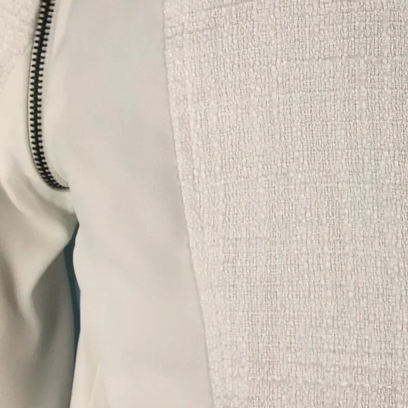 PIPERLIME Moto Tweed Blazer Jacket Zipper Vest Jacket - Picture 7 of 8